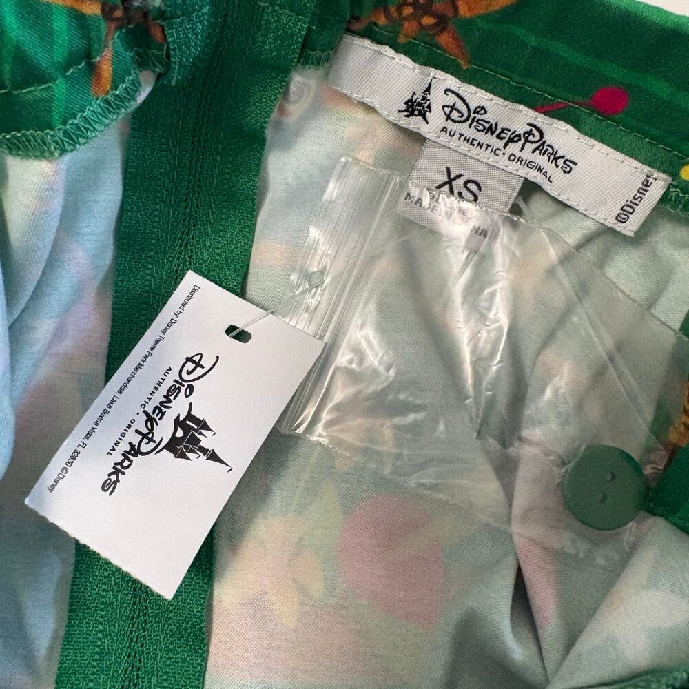 Disney Parks Enchanted Tiki Room Dress Women's XS Fit To Flare Disneyland Birds - Picture 9 of 13